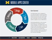 Tablet Screenshot of mobileapps.umich.edu