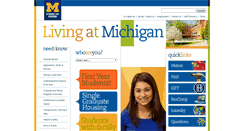 Desktop Screenshot of housing.umich.edu
