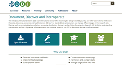 Desktop Screenshot of ddi.icpsr.umich.edu