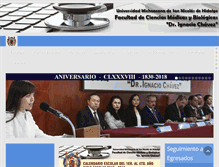 Tablet Screenshot of medicina.umich.mx