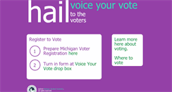 Desktop Screenshot of mgovote.umich.edu