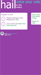 Mobile Screenshot of mgovote.umich.edu