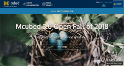 Desktop Screenshot of mcubed.umich.edu