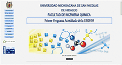 Desktop Screenshot of fiq.umich.mx