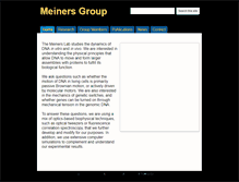 Tablet Screenshot of meiners.biop.lsa.umich.edu