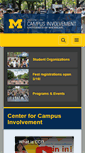 Mobile Screenshot of campusinvolvement.umich.edu