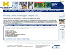 Tablet Screenshot of cto.med.umich.edu