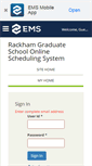 Mobile Screenshot of ems.rackham.umich.edu