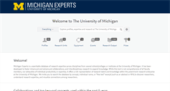 Desktop Screenshot of experts.umich.edu