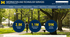 Desktop Screenshot of its.umich.edu