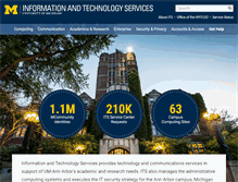 Tablet Screenshot of its.umich.edu