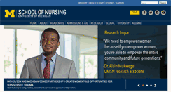 Desktop Screenshot of nursing.umich.edu