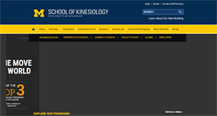 Desktop Screenshot of kines.umich.edu