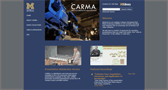 Desktop Screenshot of carma.umich.edu
