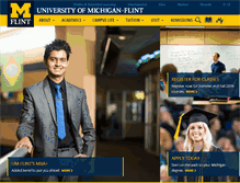 Tablet Screenshot of flint.umich.edu