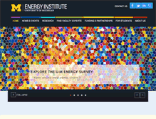 Tablet Screenshot of energy.umich.edu