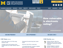 Tablet Screenshot of cse.umich.edu