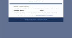 Desktop Screenshot of friend.weblogin.umich.edu