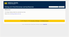 Desktop Screenshot of histology.med.umich.edu