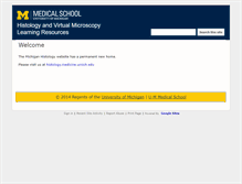 Tablet Screenshot of histology.med.umich.edu