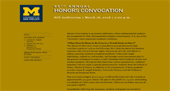 Desktop Screenshot of honors.umich.edu