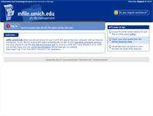 Tablet Screenshot of mfile.umich.edu