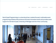 Tablet Screenshot of northquad.umich.edu