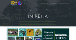 Desktop Screenshot of inirena.umich.mx