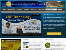 Tablet Screenshot of lnf.umich.edu