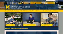 Desktop Screenshot of careercenter.umich.edu